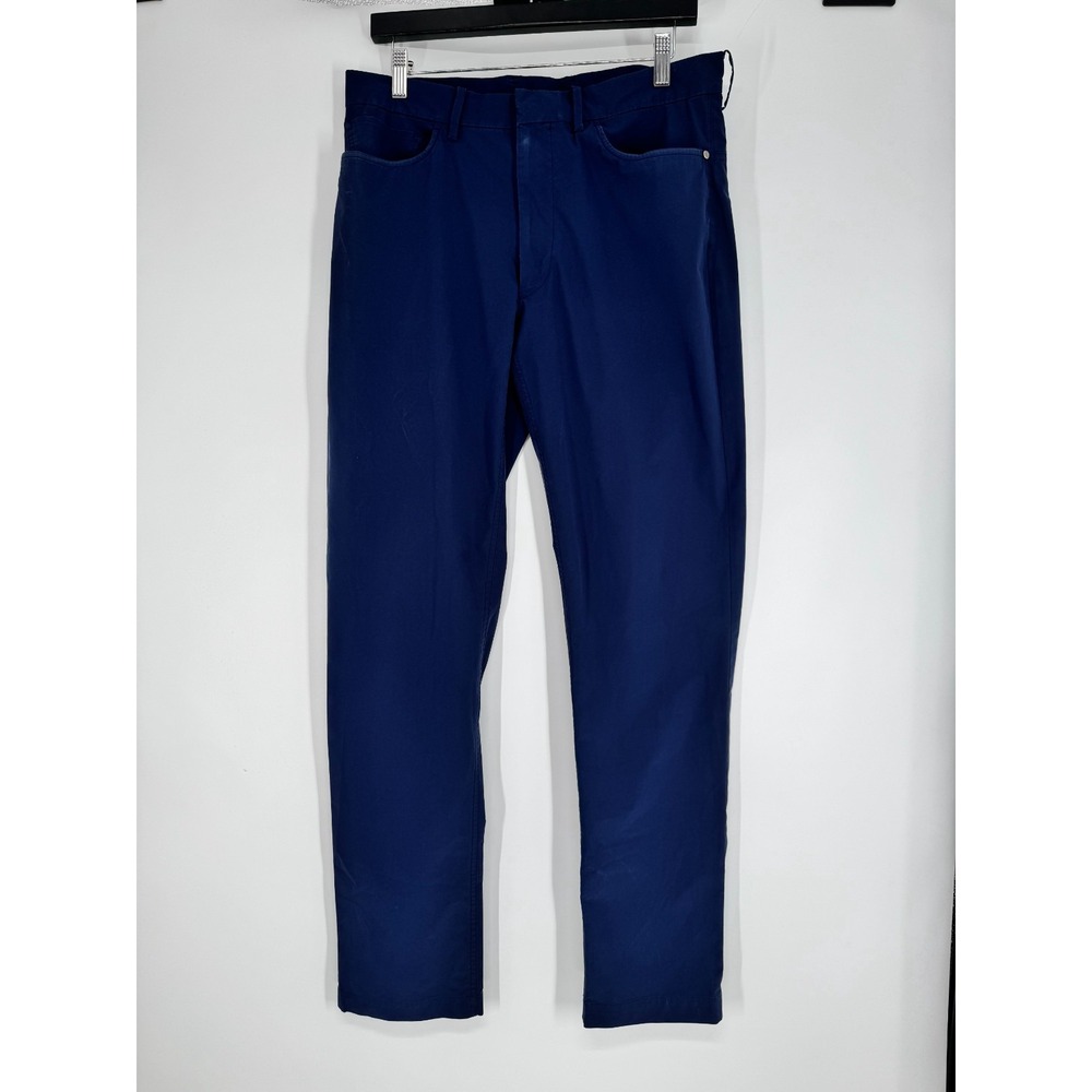RLX Polo Ralph Lauren Chino Pants 32x32 Navy Blue Performance Golf Straight Leg